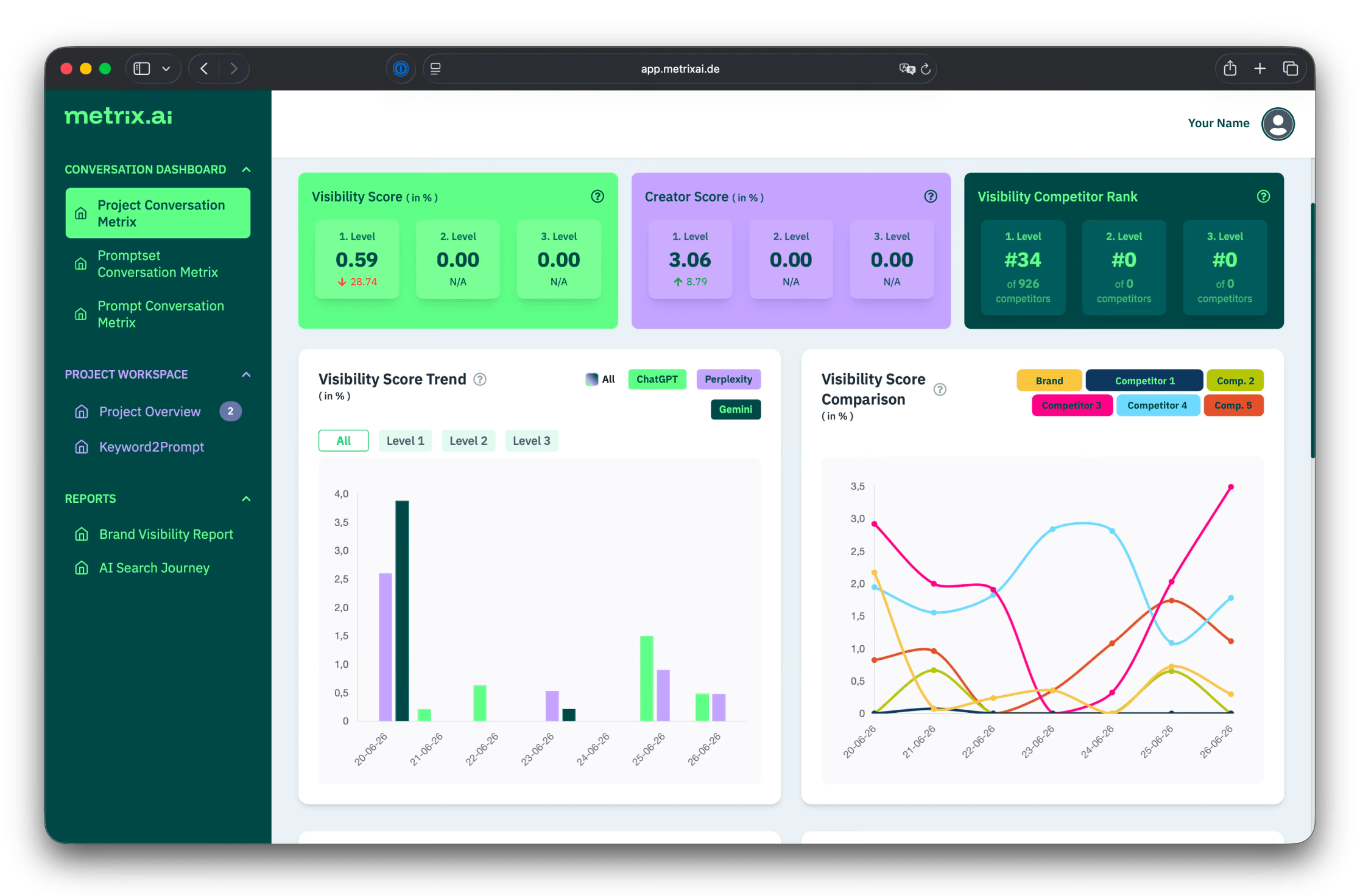 Metrix.ai_Project_Conversations